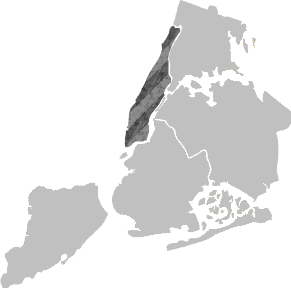 New York térképét idéző grafika