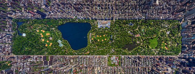 Central Park a magasból