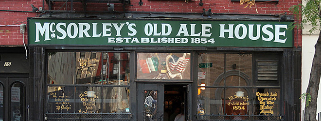 McSorley’s ír kocsma new york